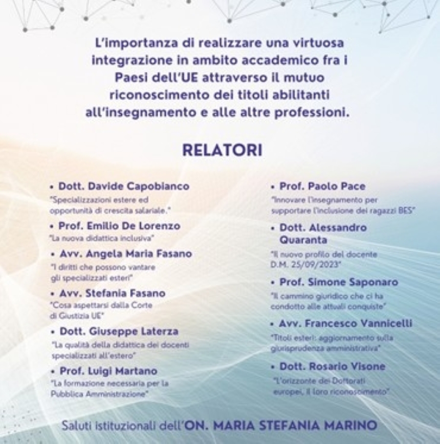 Convegno alla Camera