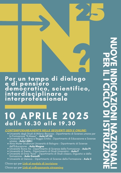 Evento indicazioni